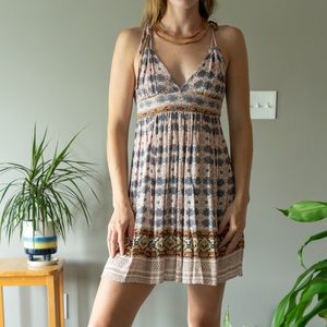 Boho mini dress